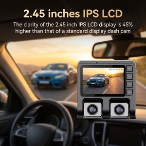 Vievguarb Cámara para Coche de 2 Canales FHD WiFi <span class=keywords><strong>con</strong></span> Sensor G, Grabadora de Salpicadero para Conductores de <span class=keywords><strong>Uber</strong></span>/Taxi, Modelo Privado S700 de Fábrica <span class=keywords><strong>con</strong></span> Pantalla de 2.45 Pulgadas - Product Image 3