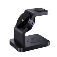 Support de chargeur sans fil magnétique 3 en 1 25W avec ventilateur de refroidissement TEC pour téléphone portable, montre connectée, écouteurs Type-C