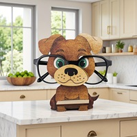 Meilleure vente transfrontalière : Support de lunettes en forme de vache surélevée, Ornement de décoration d'intérieur créatif de style dessin animé