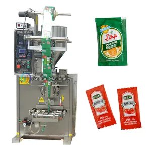 Embalagem de pasta líquida, pequena máquina de enchimento de saquinho automático de 10 grama