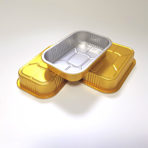 Contenitori in <span class=keywords><strong>Alluminio</strong></span> Monouso Rettangolari Argento da 1050ML Resistenti alle Alte Temperature per Bistecche di Agnello e Barbecue all'Aperto - Product Image 5