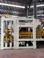 Machine automatique de fabrication de briques en ciment avec pression hydraulique, moteur et pompe Siemens
