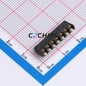 GT-BTP30007-0240B-019B Blade/Spring Contact Battery Connector SMD,P=3mm Connector Spring Contact Type 3mm 7P Vertical Mount - Product Image 2