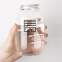 En çok satan 2020 16oz 500ml plastik suyu şişeleri tay çay kabarcık çay süt şişeleri