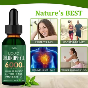 Gouttes de gros OEM d'extrait de molène de chlorophylle Les suppléments détox stimulent le système immunitaire Tout naturel, liquide de chlorophylle en vrac végétalien - Product Image 3