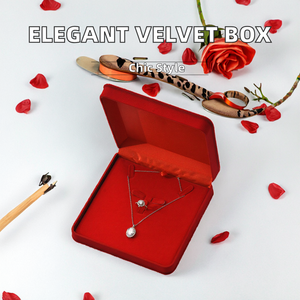 Luxury Flannel <b>Jewelry</b> <b>Box</b> <b>Necklace</b> Ring Storage Case Velvet Lining Wedding Proposal Engagement <b>Jewelry</b> Packaging Gift <b>Box</b> - Product Image 2