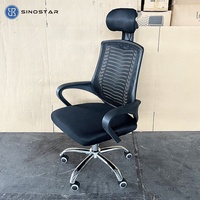 Chaise de bureau inclinable confortable avec appui-tête et design ergonomique pour la détente pendant les pauses