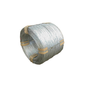 Alambre de amarre de bucle de bajo carbono Entrega rápida Q195/Q345 Ss400/S235JR Alambre de encuadernación galvanizado en caliente de hierro negro Corte de flexión suave - Product Image 1
