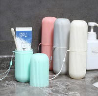 Fabricant vente en gros brosse à dents en plastique dentifrice boîte de rangement voyage brosse à dents conteneur cas rince-bouche porte-gobelet maison
