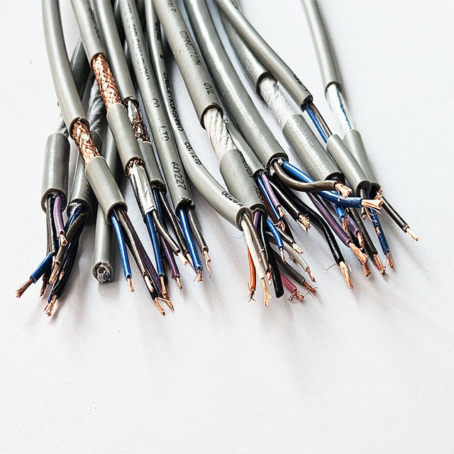 2 /4/5 Cores 0.2mm 0.3mm 0.5mm 0.75mm 1mm 1.5mm 2.5mm 4mm 6mm 3cores signal Control Cable Shield Rvvp Wire Sensor Shielded Cable