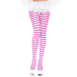 Collants de Noël Cosplay Carnaval les plus vendus Collants rayés pour femmes - Product Image 1
