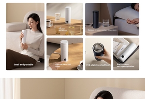 Taza Eléctrica Portátil <span class=keywords><strong>Xiaomi</strong></span> Mijia 2, Taza Aislada de Acero Inoxidable con Ajuste de Temperatura MJDRB02PL - Product Image 5