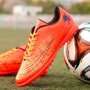 <span class=keywords><strong>Botas</strong></span> de Fútbol Doradas para <span class=keywords><strong>Hombre</strong></span> y Mujer, de Cuero, con Tacos Bajos y Planos, para Niños, para Césped <span class=keywords><strong>Artificial</strong></span>, Entrenamiento Deportivo - Product Image 4