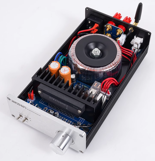 BRZHIFI Stereo Hifi Amplifier PAM-4140 5.0 Professional Home Power Aluminum Material Amplifier Modules