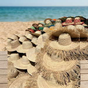Handmade Natural Straw Hats Traditional Bamboo Craft Souvenir Beach Wear - Product Image 2