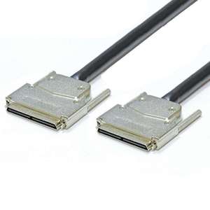 สายเคเบิล SCSI 100 พิน VHDCI แบบตัวผู้ 1 เมตร พร้อมปลอกโลหะ สายรัดสายไฟคอมพิวเตอร์สำหรับสายเคเบิล SCSI ตัวผู้ 100 พิน - Product Image 2