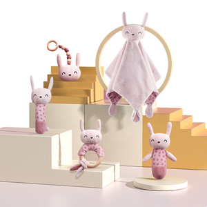 Couverture de sécurité pour bébé en peluche super douce en polyester, tête d'animal personnalisée, fabrication à l'usine de Dongguan - Product Image 3