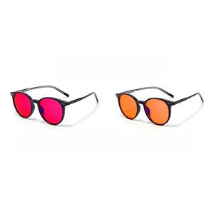 Vente flash Lunettes de vision nocturne unisexe Monture optique Logo personnalisé TR90 <span class=keywords><strong>Lentilles</strong></span> jaunes rouges oranges Anti-lumière bleue Sommeil - Product Image 3