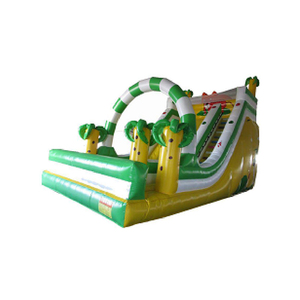 Château gonflable avec toboggan, toboggans aquatiques en plastique écologique, toboggans de piscine, barres parallèles rebondissantes, jeux d'intérieur, plus de 100 joueurs - Product Image 6