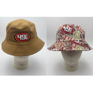 Chapeau Bob Réversible à Deux Faces avec Broderie 3D, Casquette de Pêcheur en Coton Lavé, Chapeau Bob à Impression Numérique avec Logo Personnalisé - Product Image 2
