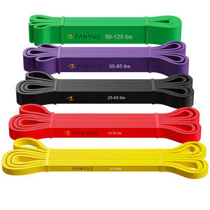Bandas de resistencia de látex, bandas largas para ejercicios, estiramientos, entrenamiento de fuerza, gimnasio en casa, fitness - Product Image 1