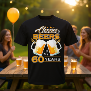 Camiseta para el cumpleaños número 60, regalo para amantes de la cerveza - Product Image 3