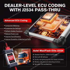 เครื่องมือวินิจฉัย MaxiSYS MS908CV II 2 สำหรับรถบรรทุกหนัก รถยนต์ 12V 24V OBD2 สแกนเนอร์ ECU Coding Programming Altar Diagnostic Tools - Product Image 4