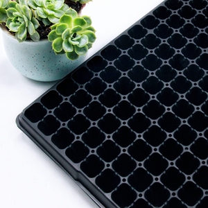 Plateau de semis en <span class=keywords><strong>plastique</strong></span> <span class=keywords><strong>à</strong></span> 12 alvéoles avec trou de drainage, plateau de démarrage pour semis de légumes et de fleurs, pour plantes de jardin et pépinière - Product Image 5