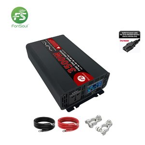 Onduleur à onde sinusoïdale pure 3500W, alimentation 12V/24V/48V CC vers 220V/110V CA, haute efficacité, pour usage <span class=keywords><strong>automobile</strong></span> et domestique, alimenté par énergie solaire – Fournisseur direct usine Chine - Product Image 1