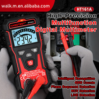 Multimeter Digital Pintar HT161A Baru DC AC 600V NCV Live Phase untuk Penggunaan