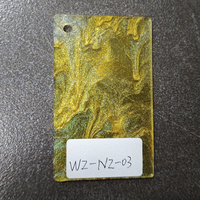 Feuille acrylique colorée Nezha, modèle WANZUN 007, couleur transparente fluide, épaisseur personnalisée 1mm/2mm/3mm, service de découpe disponible