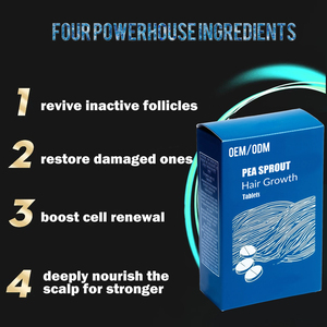 Comprimés de croissance des cheveux au sésame noir, complément naturel anti-chute de cheveux, nourrit les follicules, cheveux plus épais et plus forts, 100% à base de plantes - Product Image 4