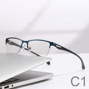 Vente chaude Métal Carré Bleu Lumière Blocage Optique <span class=keywords><strong>Lunettes</strong></span> UV400 Employés De Bureau Gamers Étudiant <span class=keywords><strong>Lunettes</strong></span> De Protection - Product Image 1
