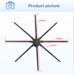 Ventilador Holográfico de 8 Aspas con Control por Aplicación en la Nube 3D, Gran Tamaño, Alta Resolución, Z200, 180CM, Venta al Por Mayor de Fábrica - Product Image 5