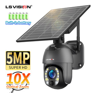 LS VISION PTZ <strong>Inteligents</strong> Network Night Vision IP Powered 10x Zoom WIFI <strong>Security</strong> SIM Card 4G Outdoor CCTV Solar Camera - Product Image 4