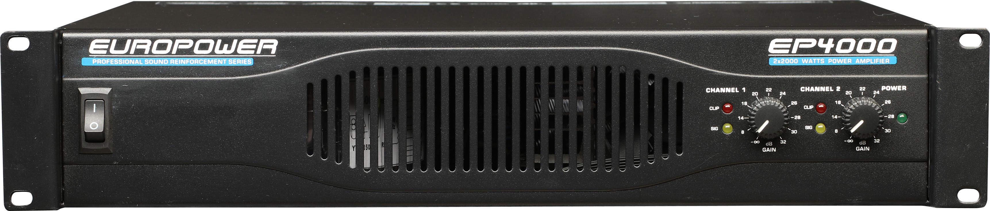 Professional 2-Channel Power Amplifier EP1500 - 250W Output