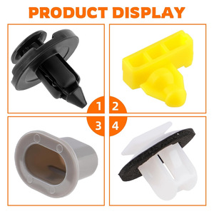 Boyuan Wheel Rim Retainer Clips 38Pcs Nylon <b>Push</b> Rod Type For Infiniti <b>Car</b> Fasteners - Product Image 2