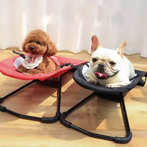 Qbellpet chat Shaker chien pliant chaise à bascule pour animaux de compagnie lit Portable apaisant amovible hauteur réglable chien et chat à bascule Pet Calmi