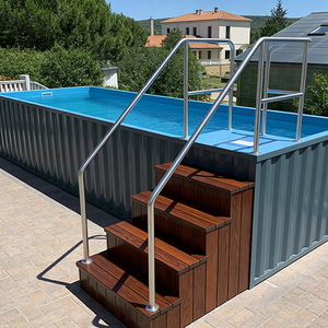 Nouvelle Conception – Meilleures Piscines Hors Sol <span class=keywords><strong>en</strong></span> <span class=keywords><strong>Fibre</strong></span> <span class=keywords><strong>de</strong></span> Verre pour Adultes – Conteneur <span class=keywords><strong>de</strong></span> Piscine Extérieure 20ft 40ft – Piscine au Sol <span class=keywords><strong>en</strong></span> <span class=keywords><strong>Fibre</strong></span> <span class=keywords><strong>de</strong></span> Verre - Product Image 5