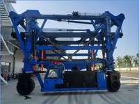 Chariot à conteneurs robuste personnalisable - 30/50 tonnes électrique/diesel, compatible avec les conteneurs de 20/40 pieds, avec assistance après-vente 24h/24