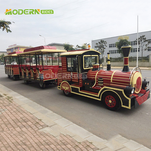 รถไฟท่องเที่ยว สวนสนุกสำหรับเด็ก ผลิตภัณฑ์ใหม่และน่าสนใจ รถไฟไร้รางสำหรับขาย - Product Image 3