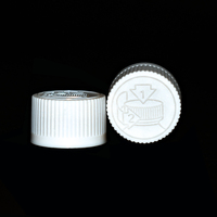 Usine en gros 24/410 noir blanc plastique PP CRC capuchon nervuré bouchons résistants aux enfants couvercles avec insert en feuille d'induction