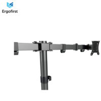 Support de montage pour moniteur de bureau double réglable avec pince Bras de moniteur double pour support d'ordinateur Lcd Tv 13 "-32" Ce Stock à 360 degrés