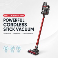 Aspirateur rechargeable avec protection double tension, affichage LED 5 segments, design léger de 2,77 kg pour usage résidentiel