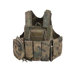Chaleco Táctico Multibolsillos de Gran Capacidad, Diseño de Liberación Rápida, Talla Ajustable, Protección Anticorte, Patrón de Camuflaje - Product Image 3