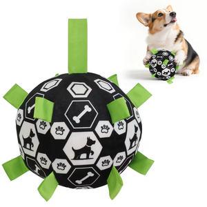 Jouet de <span class=keywords><strong>football</strong></span> souple pour chien, pour l'exercice interactif, le jeu de la corde et l'entraînement interactif des animaux de compagnie - Product Image 1