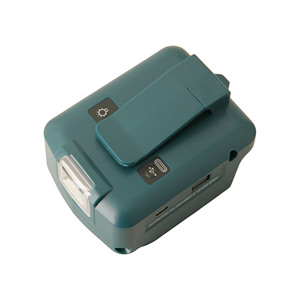 C & P ULE06BS adattatore caricabatteria portatile luce LED, con porte C e USB C PD3.0 veloce ricarica adattatore LED - Product Image 3