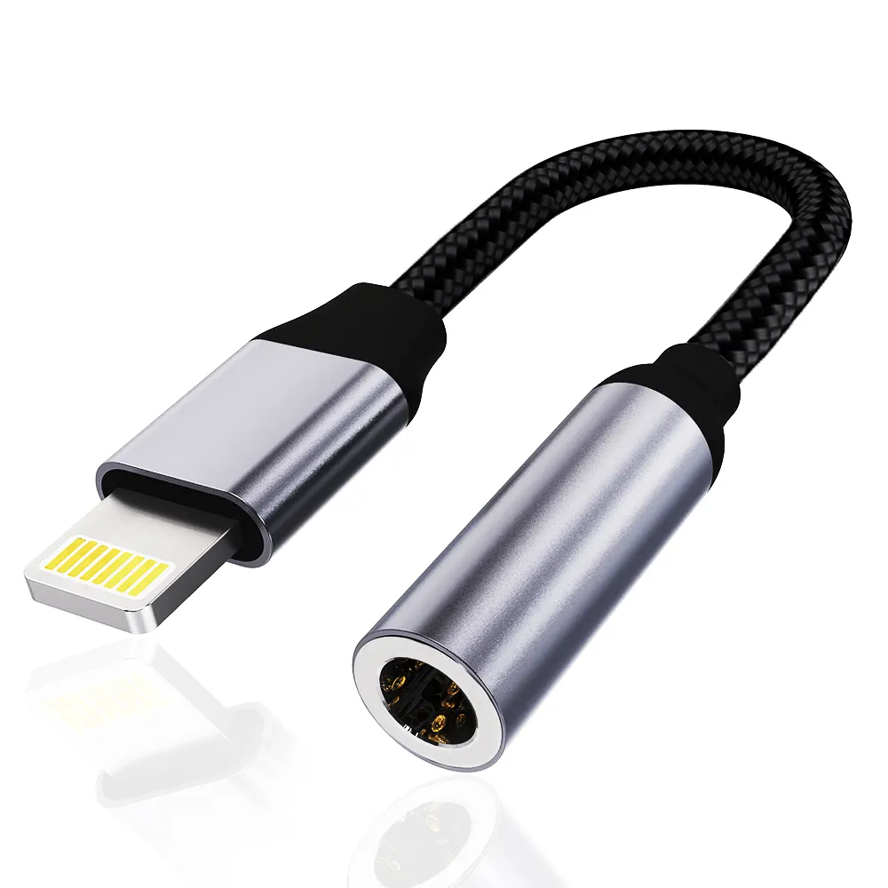 light-ning to 3.5 mm headphone jack adapter for iphone