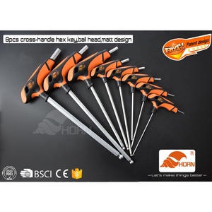 T-type cách điện hình lục giác cờ lê chống trượt xử lý phẳng bóng đầu ba màu mở rộng thanh công nghiệp thợ điện hình lục giác - Product Image 5