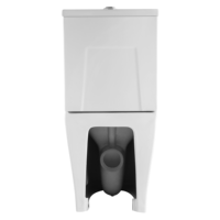 Customizabel couleur blanche usine CE placard à eau sans monture salle de bain WC monté au sol lavage deux pièces cuvette de toilette
